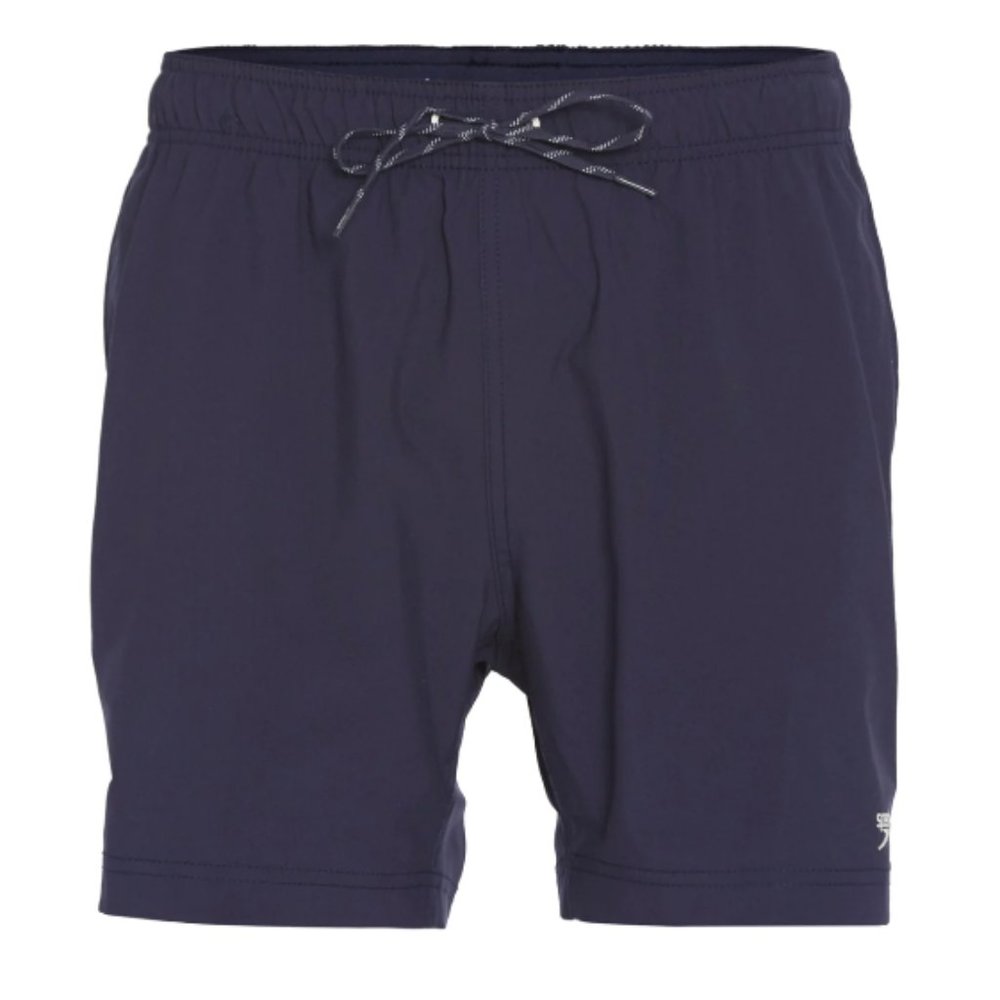 Speedo Men's 16" Solid Swim Trunks Peacoat M - Picture 3 of 7